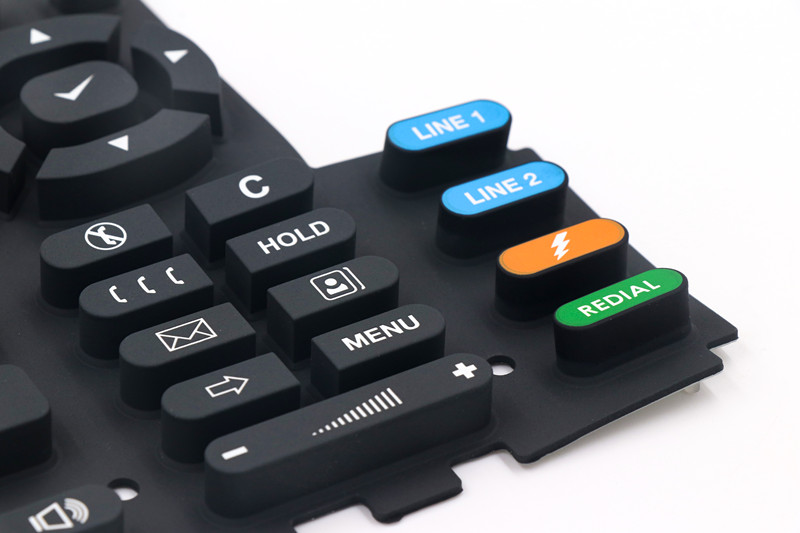 Silicone Rubber Keypad Teclado de caucho de silicona