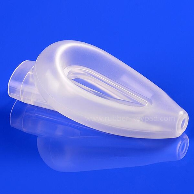 Molde de goma de silicona transparente