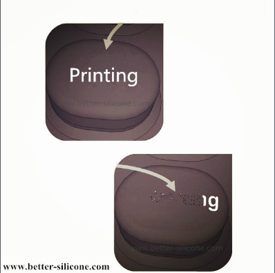Teclado de goma de silicona de serigrafía personalizada